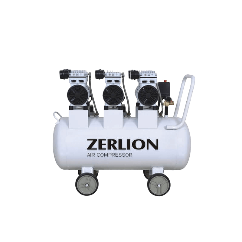 ZL750*3-80 L Silencioso Compressor de Ar Livre de Óleo