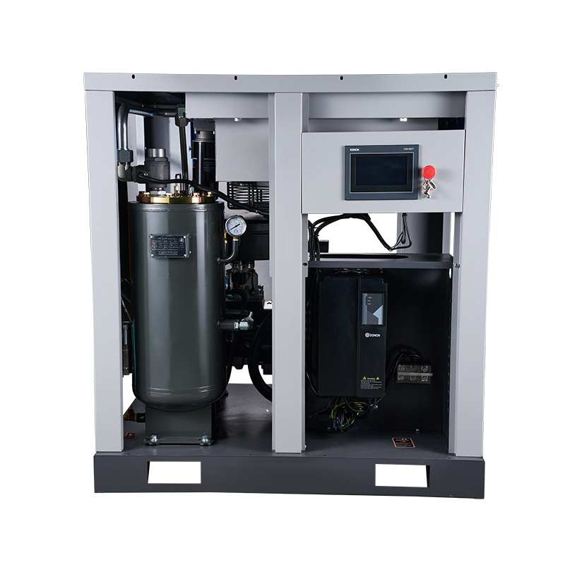 Compressor de ar de parafuso de integração coaxial VSD PM