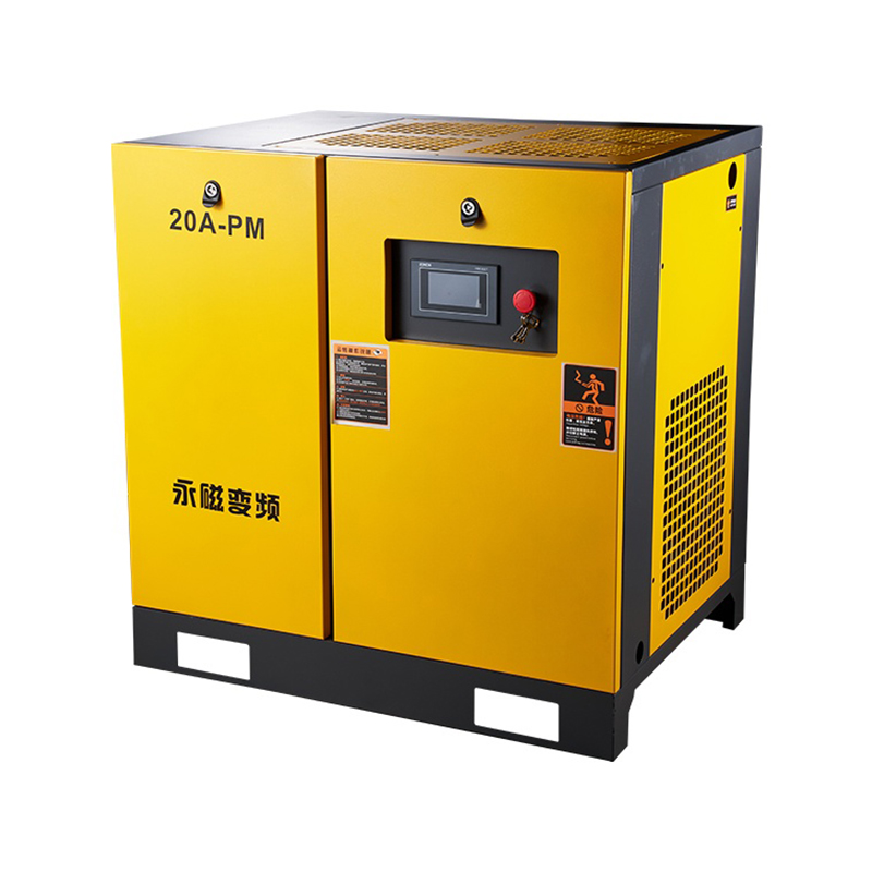 Compressor de ar de parafuso de integração coaxial VSD PM