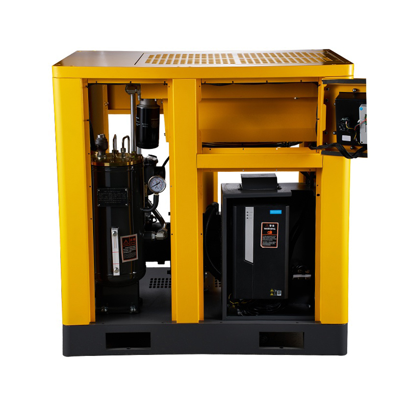 Compressor de ar de parafuso de integração coaxial VSD PM