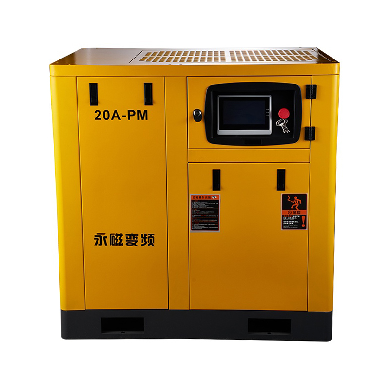 Compressor de ar de parafuso de integração coaxial VSD PM