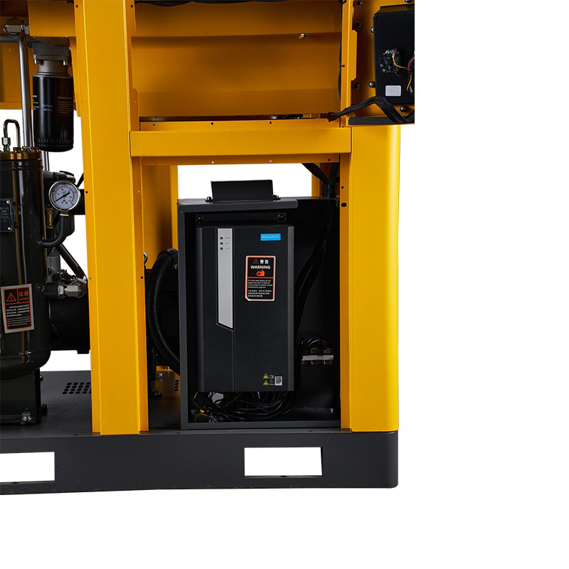 Compressor de ar de parafuso de integração coaxial VSD PM