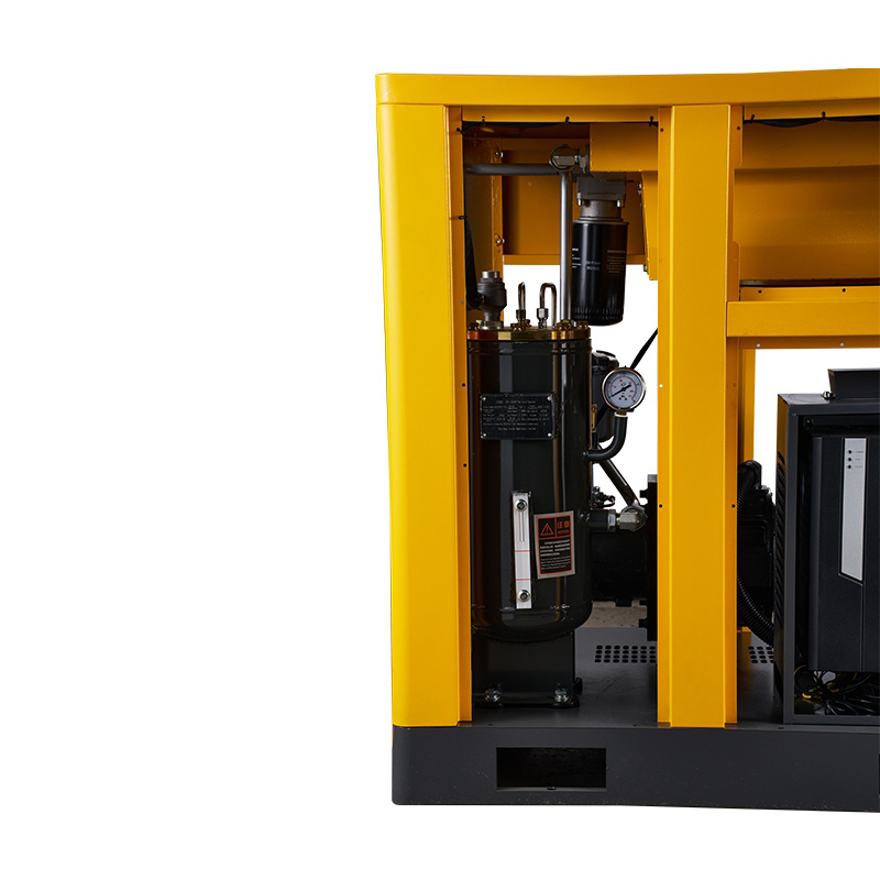 Compressor de ar de parafuso de integração coaxial VSD PM