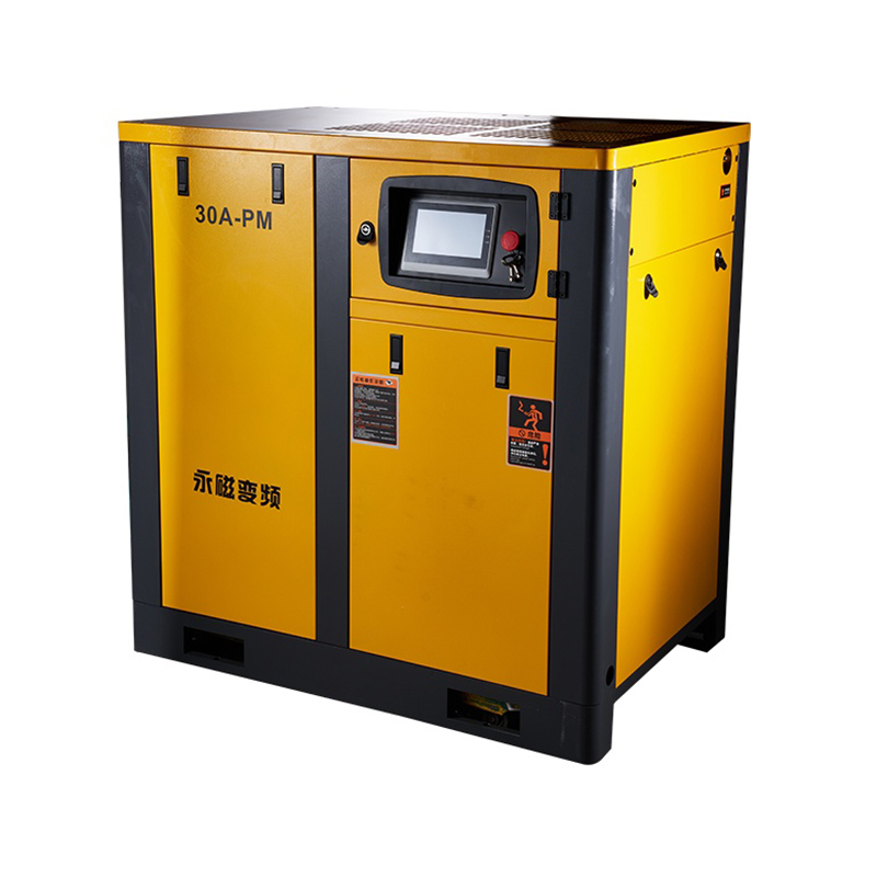 Compressor de ar de parafuso de integração coaxial VSD PM