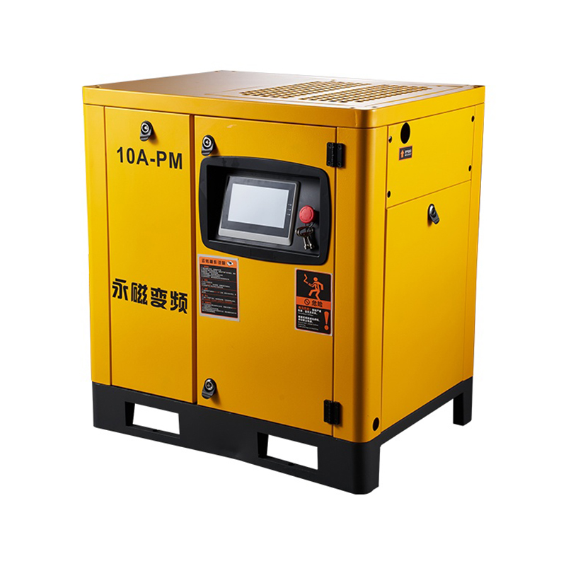 Compressor de ar de parafuso de integração coaxial VSD PM